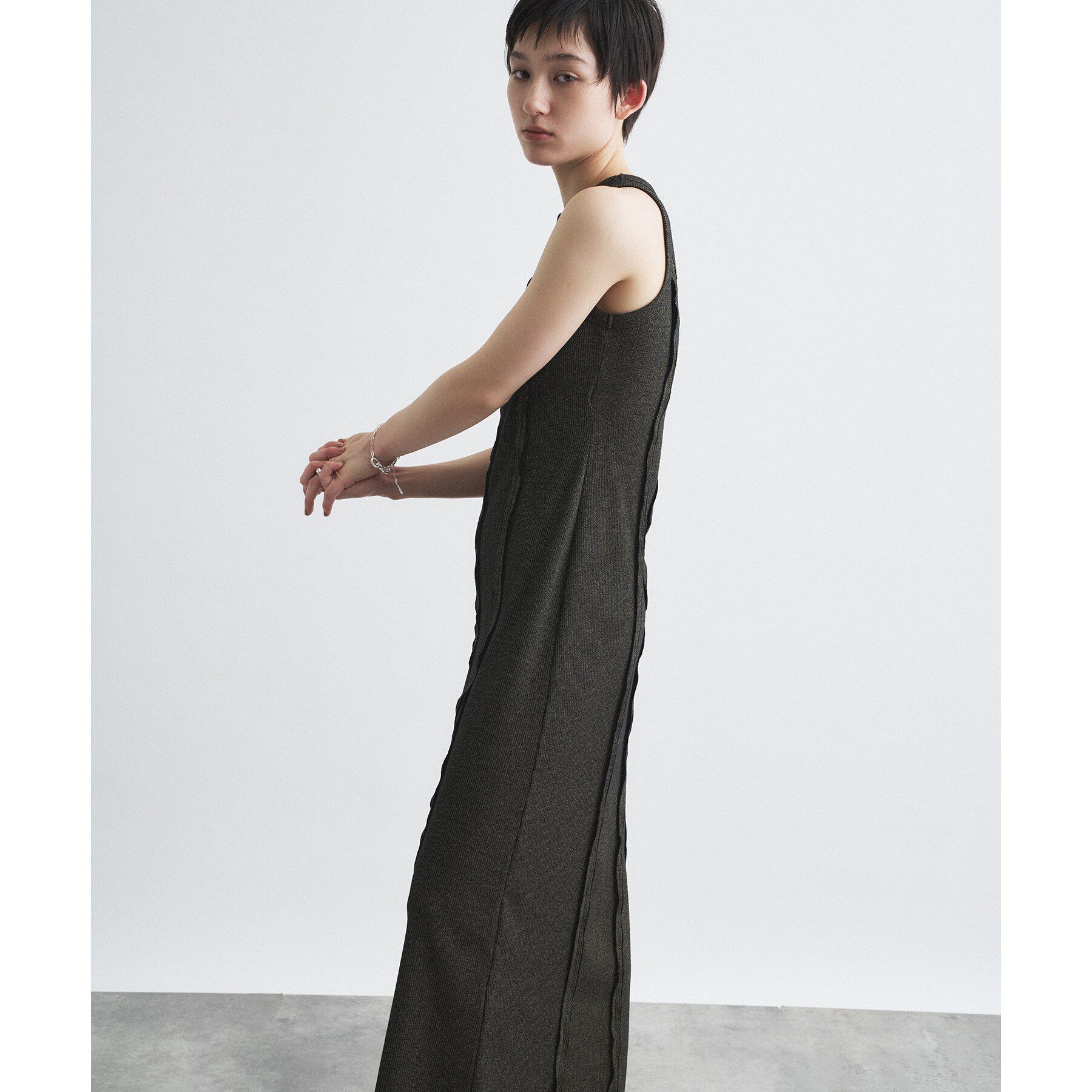 CODE A「【Cup-in】Jersey dress」|ワンピース|