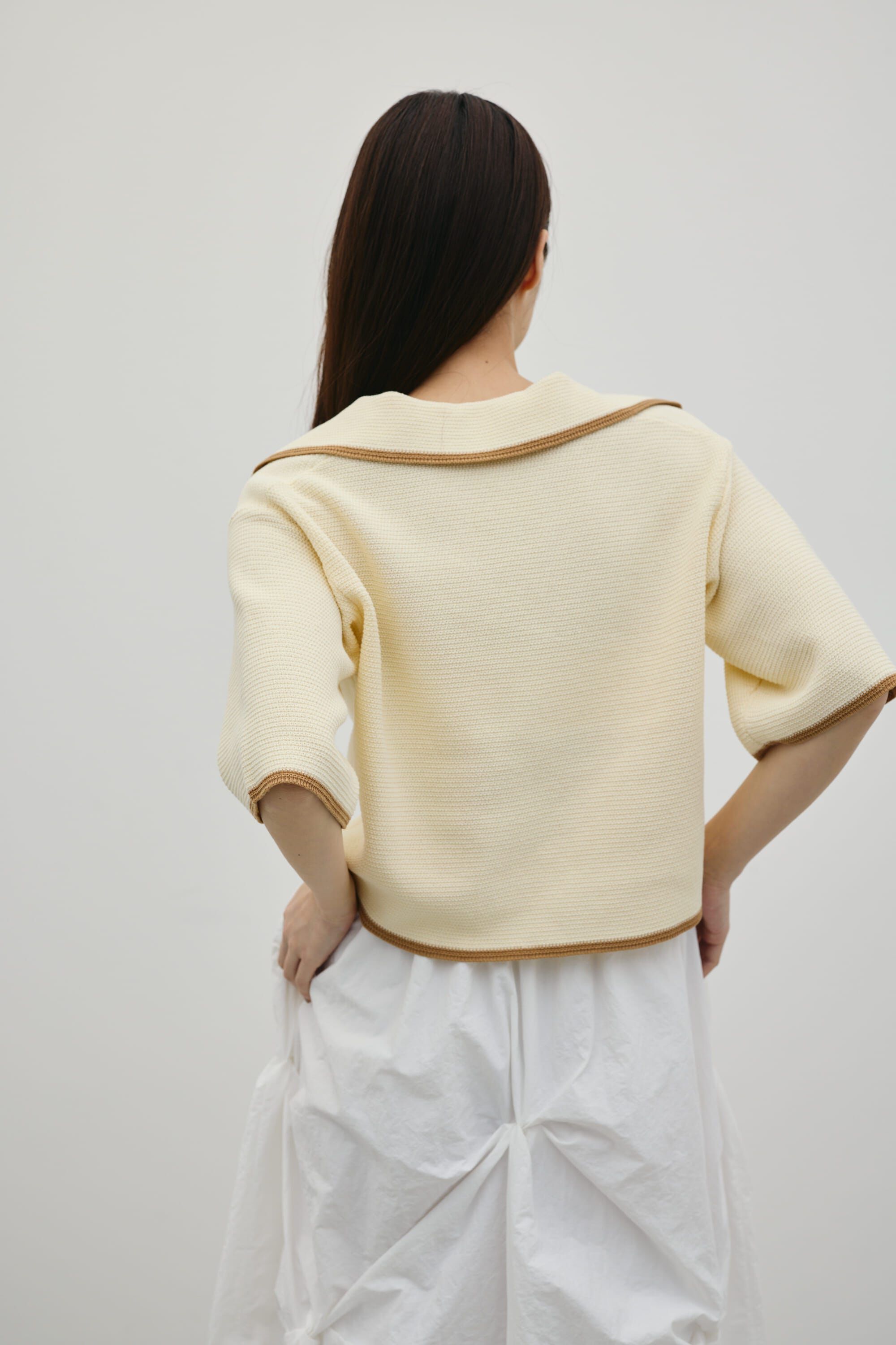 STYLEMIXER「スキッパーニットポロ」|ニット・セーター|
