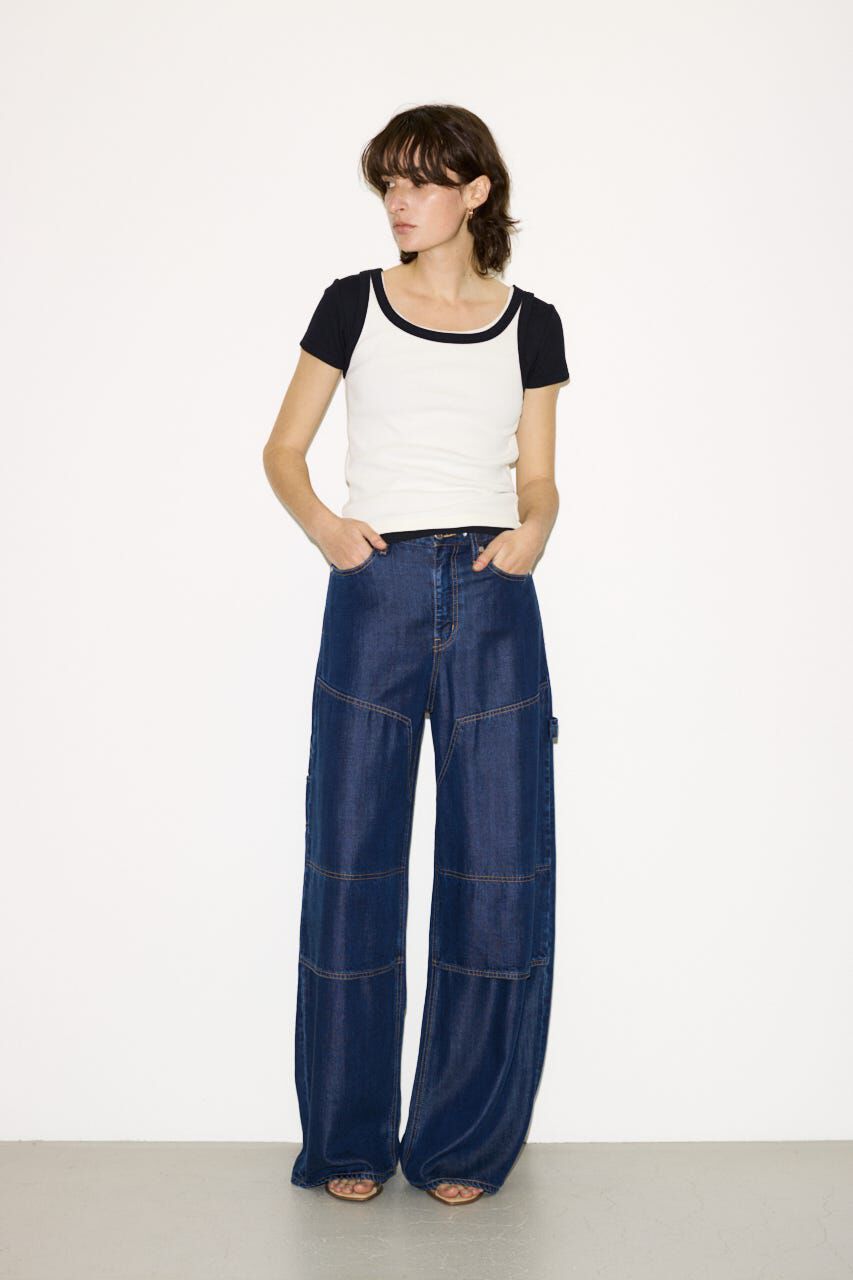 SLY「PAINTER TENCEL（TM）WIDE PT-AB」|デニム|