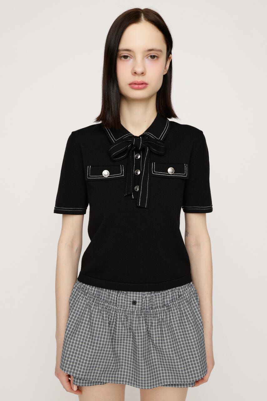 SLY「STICH COMPACT KNIT トップス」|ニット・セーター|