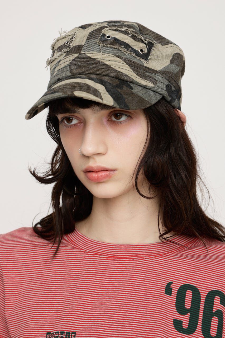 SLY「EYELET MILITARY キャップ」|その他|