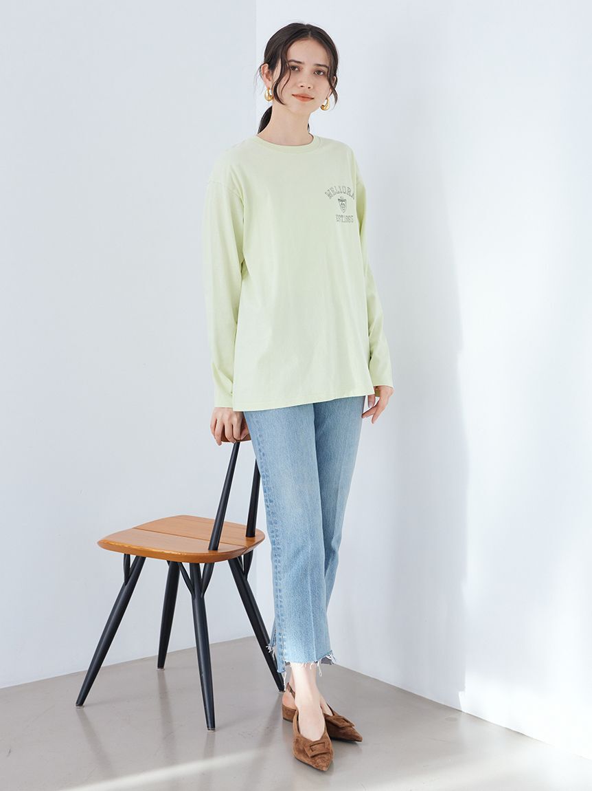 Mila Owen「カレッジロングＴシャツ」|Tシャツ・カットソー|