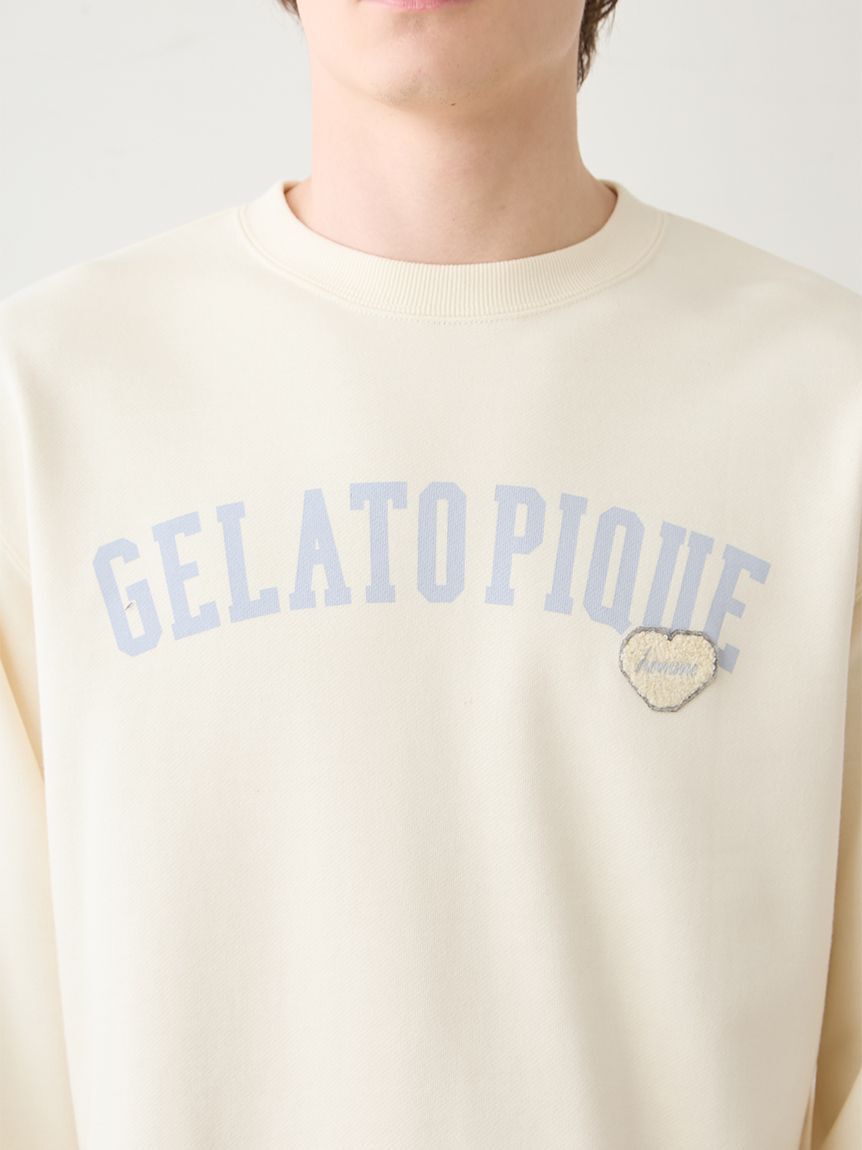 GELATO PIQUE HOMME「【HOMME】【抗菌防臭】ハートロゴ裏毛プルオーバー」|プルオーバー|