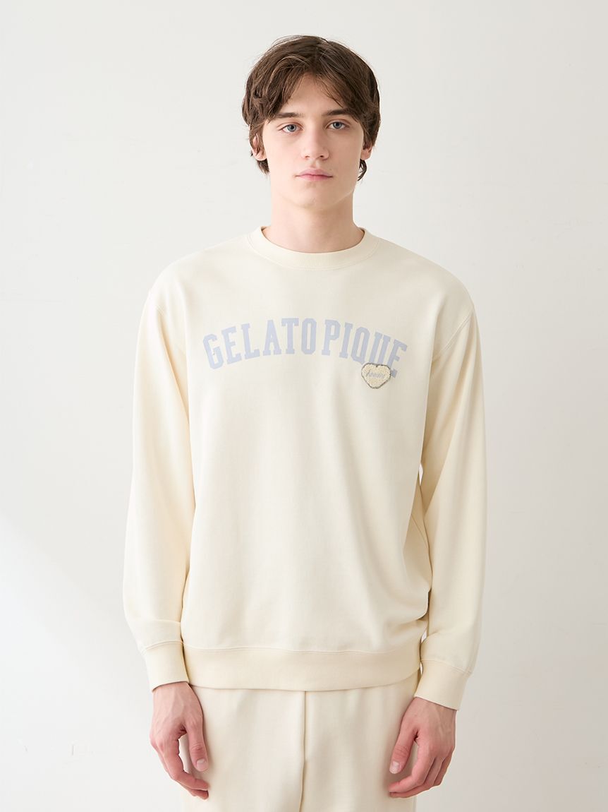 GELATO PIQUE HOMME「【HOMME】【抗菌防臭】ハートロゴ裏毛プルオーバー」|プルオーバー|