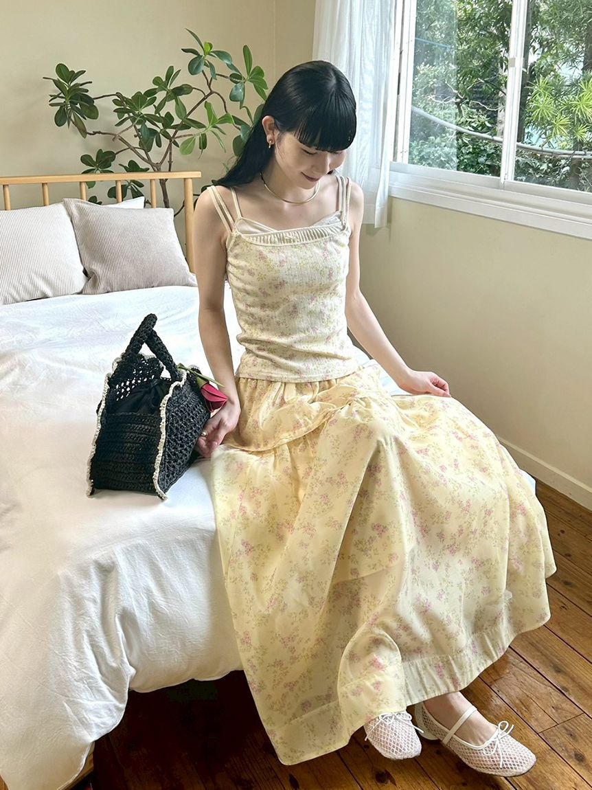 LILY BROWN「レイヤードキャミソールセット」|Tシャツ・カットソー|