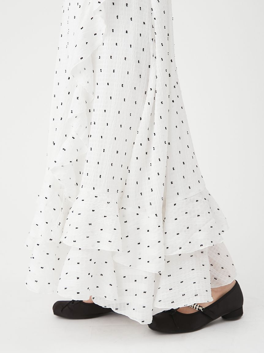 LILY BROWN「ラッフルフリルワンピース」|ワンピース|