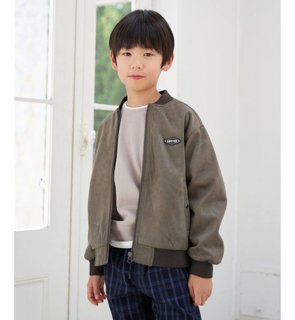 ikka kids「MKフェイクスエードリブブルゾン」|その他|