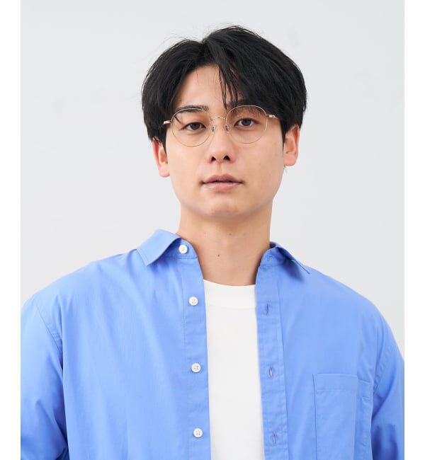  「 ボストン型 メガネ | チタン、軽量、メタル、高級感、伊達メガネ Zoff  レンズ交換券付 レンズ交換券付」|メガネ|
