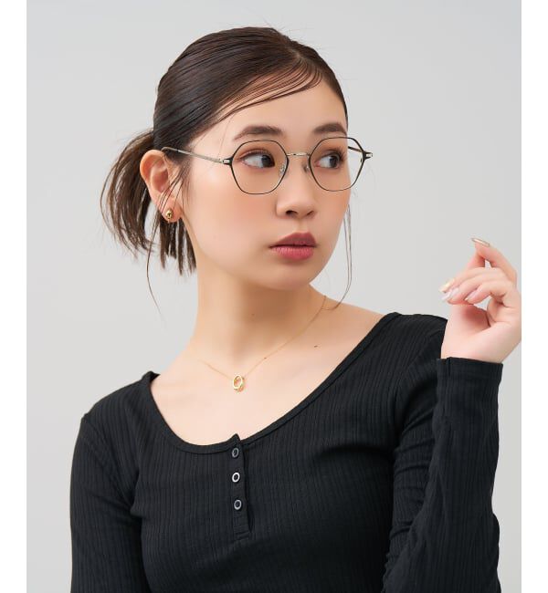  「FASHION ウェリントン型 メガネ | 軽量 メタル 高級感 FASHION レンズ交換券付」|メガネ|