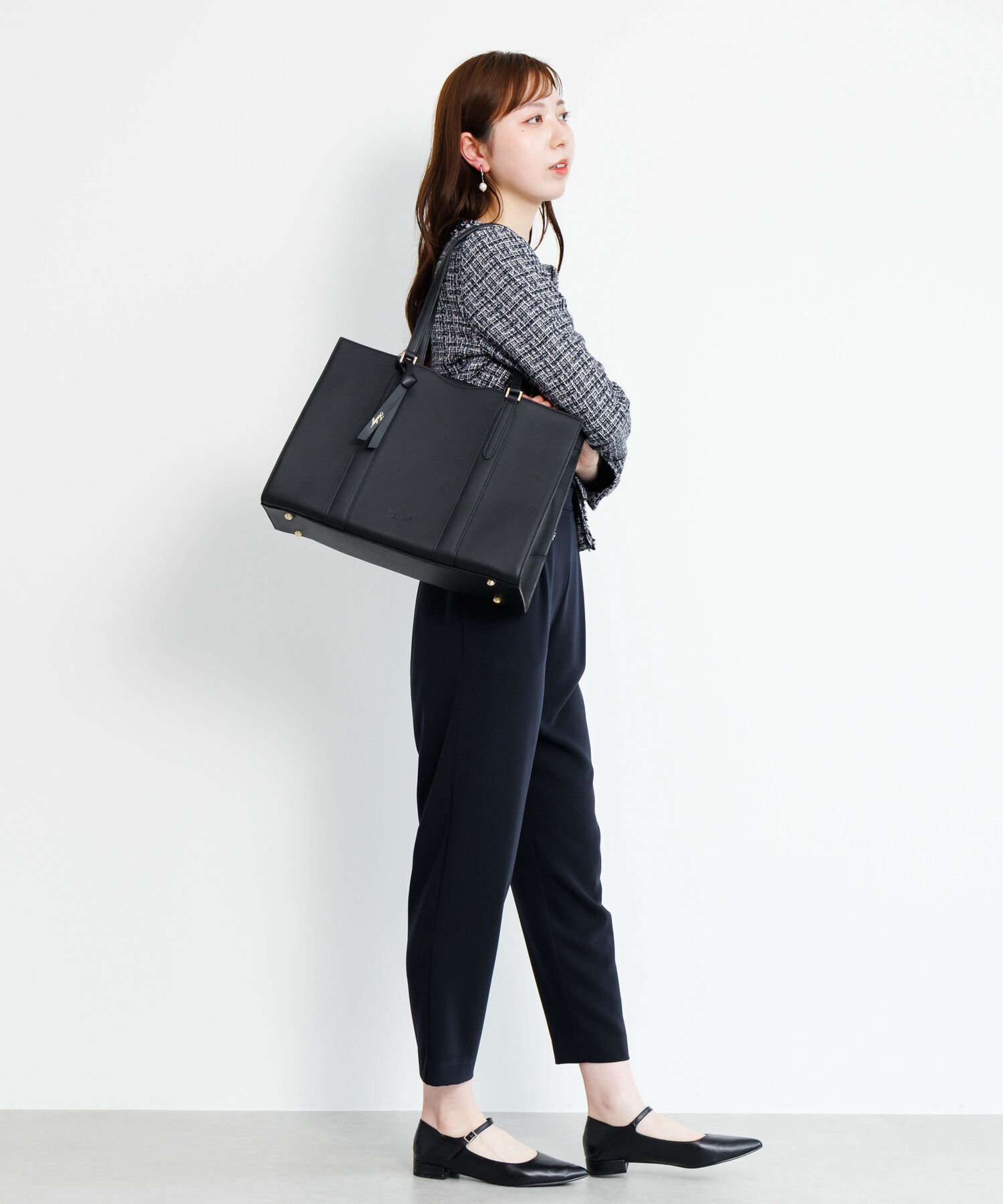 Jewelna Rose「本革 トートバッグ Jewelna Rose フィンリー レザートート A4/13.3インチPC収納 65591」|トートバッグ|