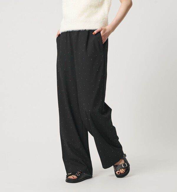 BEAUTY&YOUTH UNITED ARROWS「ラインストーン イージーパンツ ウォッシャブル」|その他|