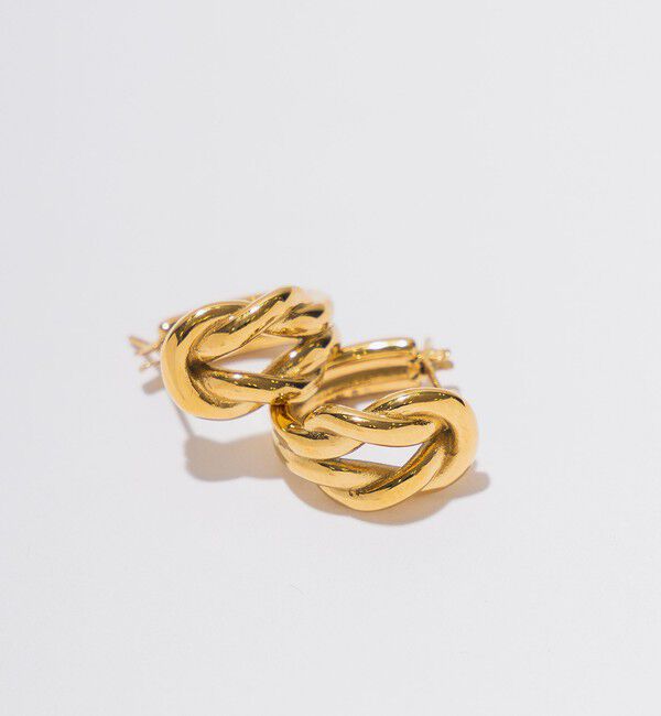 BEAUTY&YOUTH UNITED ARROWS「＜by Preek＞ノット フープ ピアス」|ピアス|