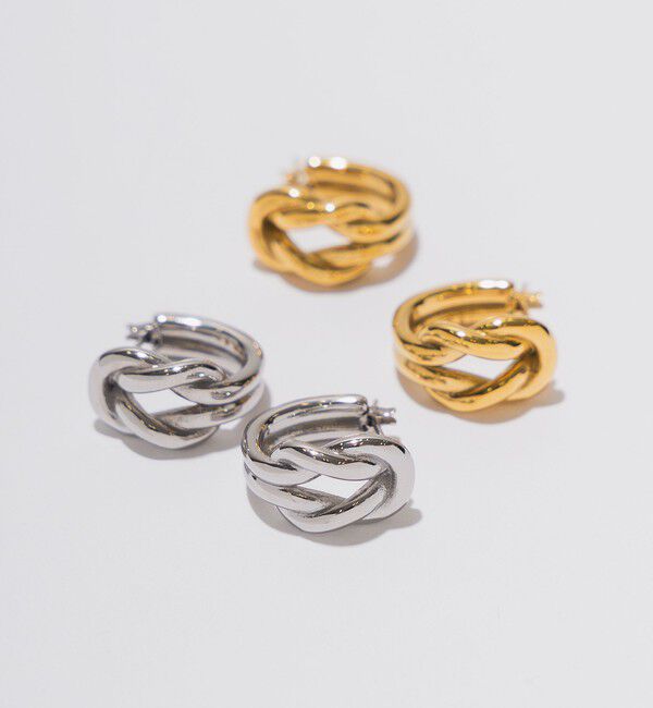 BEAUTY&YOUTH UNITED ARROWS「＜by Preek＞ノット フープ ピアス」|ピアス|