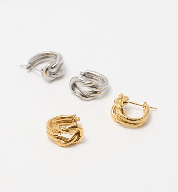 BEAUTY&YOUTH UNITED ARROWS「＜by Preek＞ノット フープ ピアス」|ピアス|