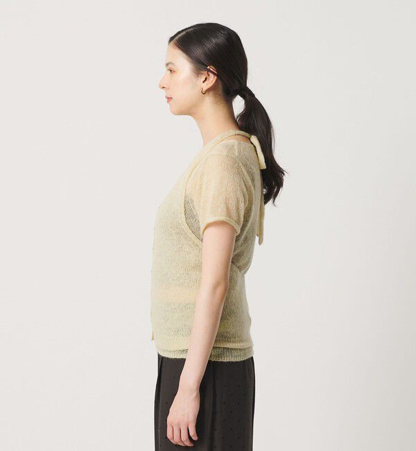 BEAUTY&YOUTH UNITED ARROWS「ホルターネック レイヤード ニットプルオーバー ウォッシャブル」|ニット・セーター|