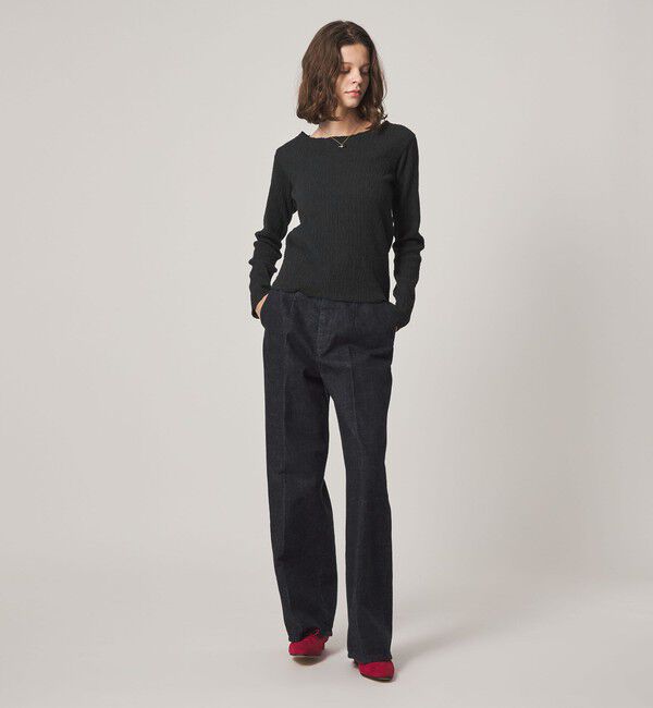 STEVEN ALAN「＜Steven Alan＞シュリンクレース クルーネック プルオーバー」|Tシャツ・カットソー|