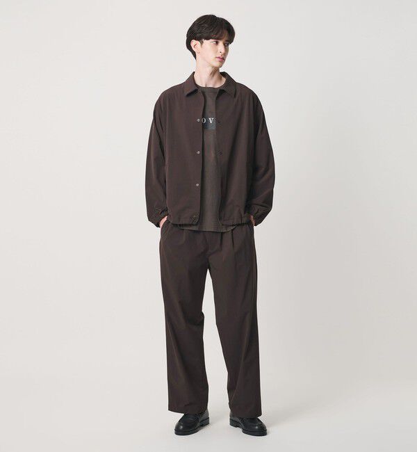 BEAUTY&YOUTH UNITED ARROWS「360&deg;MASTER 1プリーツ ストレート イージーパンツ NO.8 セットアップ対応 撥水 ストレッチ ウォッシャブル」|チノ|