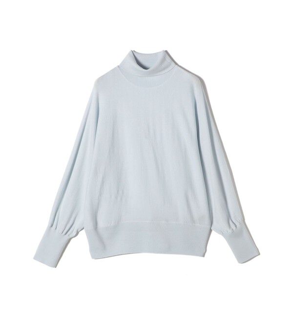 SHIPS for women「SHIPS Primary Navy Label:〈手洗い可能〉ウール ハイゲージ ドルマン ニット」|ニット・セーター|ライトグレー