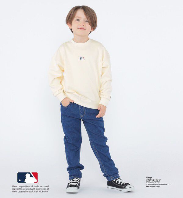 SHIPS KIDS「SHIPS KIDS:100～125cm / PEANUTS&times;MLB プリント スウェット」|スウェット・ジャージ|