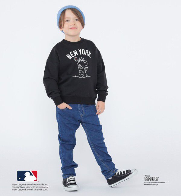 SHIPS KIDS「SHIPS KIDS:100～125cm / PEANUTS&times;MLB プリント スウェット」|スウェット・ジャージ|