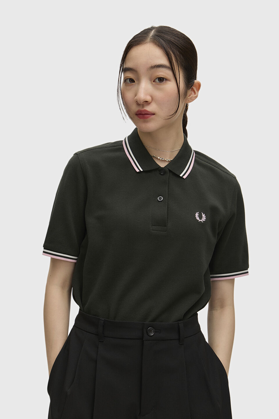 FRED PERRY 「The Fred Perry Shirt G3600／フレッドペリーポロシャツ G3600」|ポロシャツ|NIGHTGREEN/SNOWH