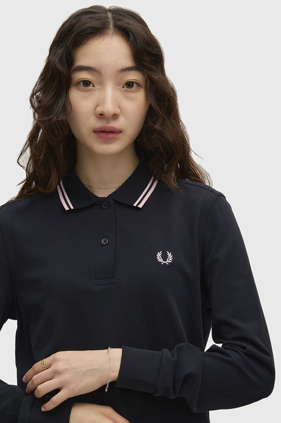 FRED PERRY 「The Fred Perry Shirt  G3636／フレッドペリーポロシャツ G3636」|ポロシャツ|NVY/ICDPNK