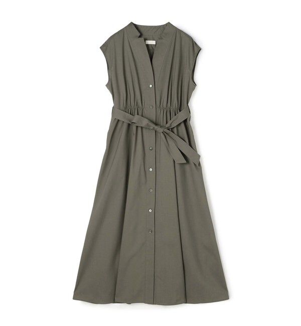 Ballsey「ポリエステルコットンタイプライター シャツワンピース」|ワンピース|17 グレー