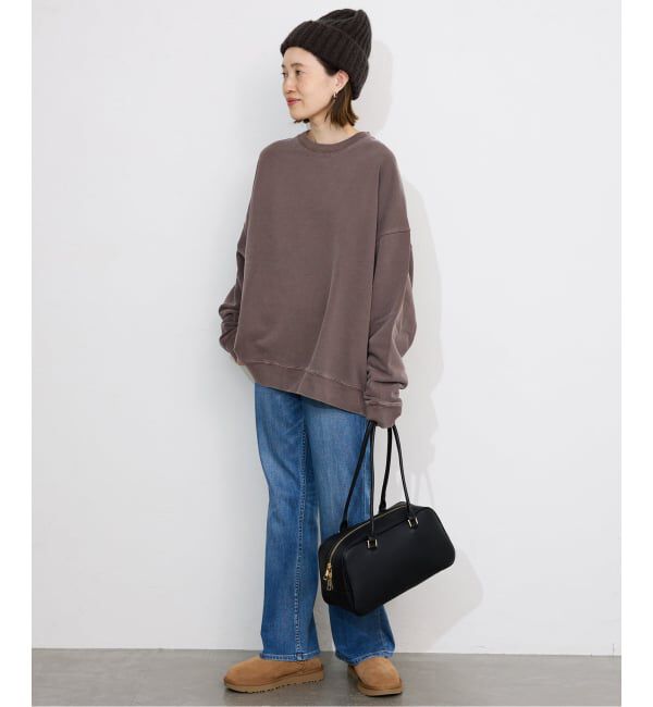 SLOBE IENA「《WEB限定カラー有り/追加》ビックシルエットピグメント裏毛プルオーバー」|スウェット・ジャージ|
