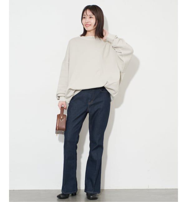 SLOBE IENA「《WEB限定カラー有り/追加》ビックシルエットピグメント裏毛プルオーバー」|スウェット・ジャージ|