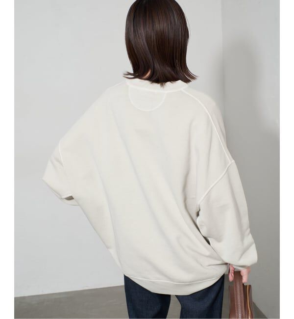 SLOBE IENA「《WEB限定カラー有り/追加》ビックシルエットピグメント裏毛プルオーバー」|スウェット・ジャージ|