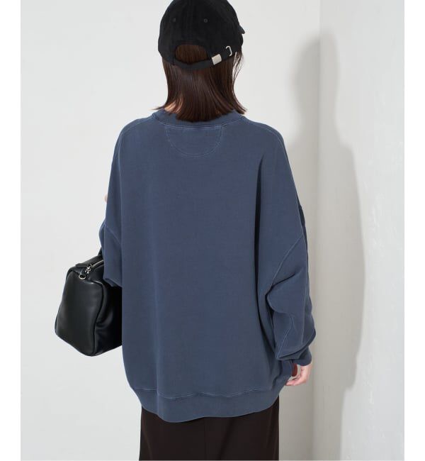 SLOBE IENA「《WEB限定カラー有り/追加》ビックシルエットピグメント裏毛プルオーバー」|スウェット・ジャージ|
