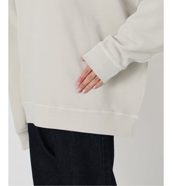 SLOBE IENA「《WEB限定カラー有り/追加》ビックシルエットピグメント裏毛プルオーバー」|スウェット・ジャージ|