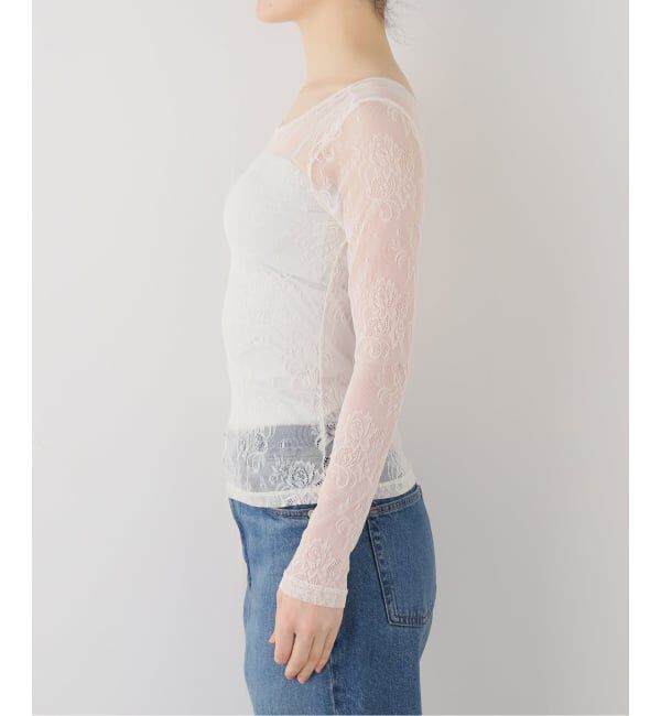 SLOBE IENA「PARI DESAI/パリ デサイ レーストップス」|Tシャツ・カットソー|