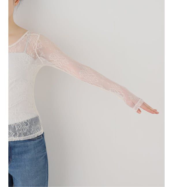 SLOBE IENA「PARI DESAI/パリ デサイ レーストップス」|Tシャツ・カットソー|