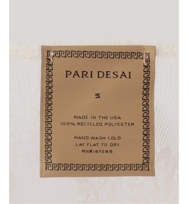 SLOBE IENA「PARI DESAI/パリ デサイ レーストップス」|Tシャツ・カットソー|