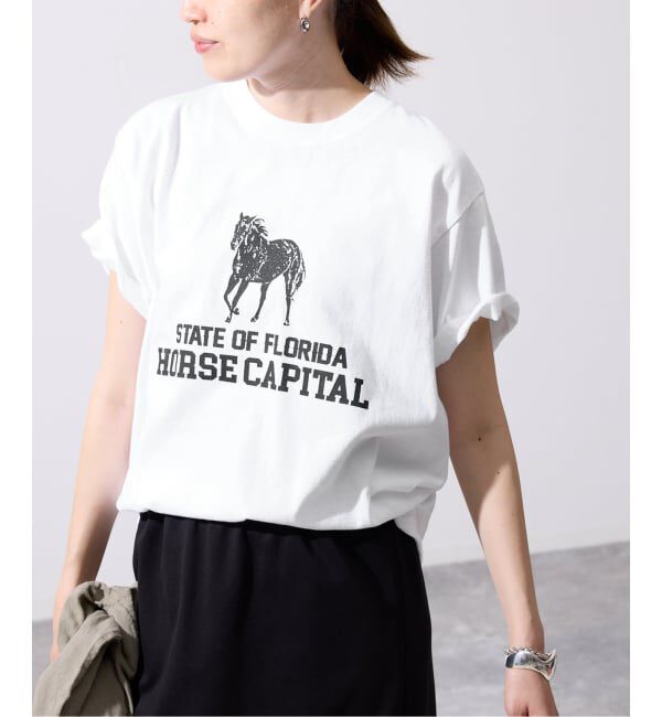 SLOBE IENA「GULF COAST/ガルフコースト SLOBE別注 グラフィックTEE1」|Tシャツ・カットソー|