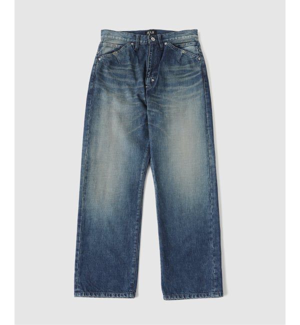 PULP「FAF (FAKE AS FLOWERS) / フェイク アズ フラワーズ NEWCOMMUNE DENIM PANTS」|デニム|ネイビー