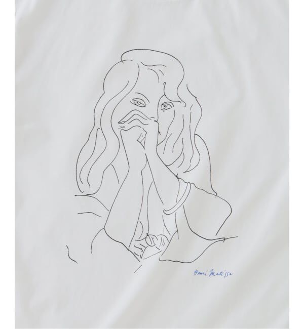 EDIFICE「フレンチ アート プリント Tシャツ」|Tシャツ・カットソー|
