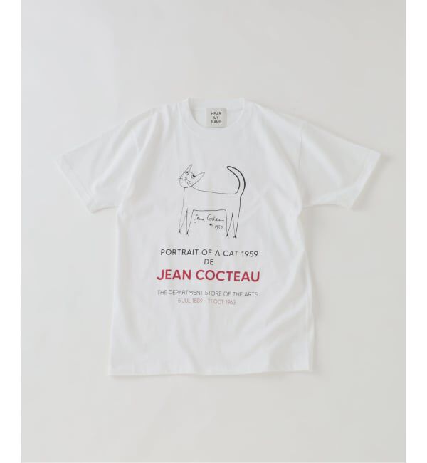 EDIFICE「フレンチ アート プリント Tシャツ」|Tシャツ・カットソー|