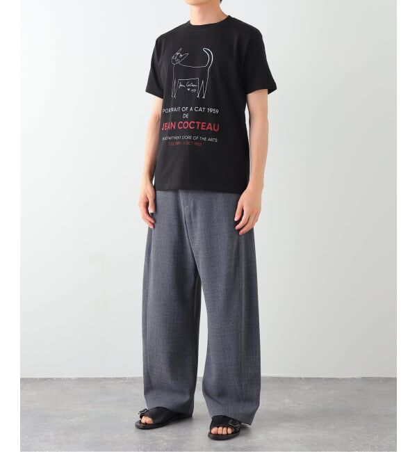 EDIFICE「フレンチ アート プリント Tシャツ」|Tシャツ・カットソー|