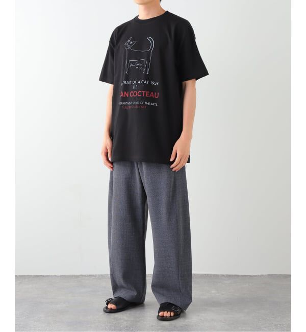 EDIFICE「フレンチ アート プリント Tシャツ」|Tシャツ・カットソー|