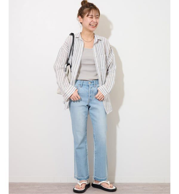 JOURNAL STANDARD relume「《追加2》オーガニックコットンマルドウテレコタンクトップ」|タンクトップ|