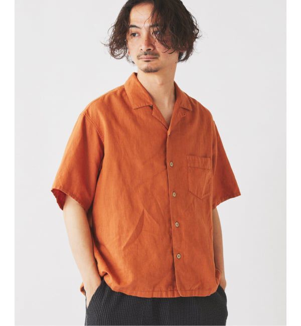 JOURNAL STANDARD relume「European Flax / ヨーロピアンフラックス ガーメントダイ リネン 半袖シャツ」|シャツ・ブラウス|
