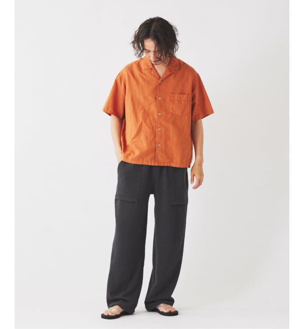 JOURNAL STANDARD relume「European Flax / ヨーロピアンフラックス ガーメントダイ リネン 半袖シャツ」|シャツ・ブラウス|