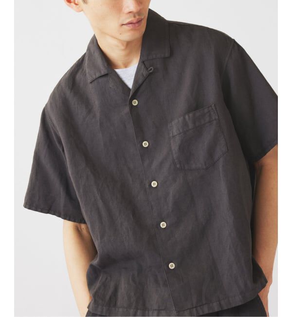 JOURNAL STANDARD relume「European Flax / ヨーロピアンフラックス ガーメントダイ リネン 半袖シャツ」|シャツ・ブラウス|
