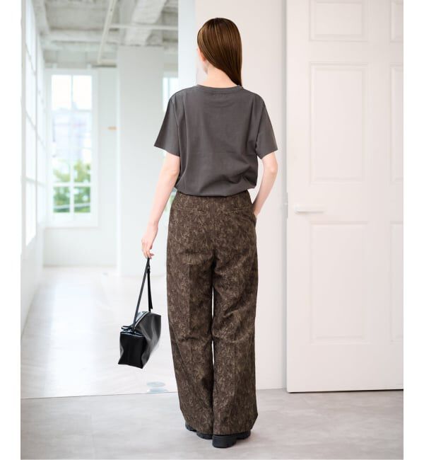 U by SPICK&SPAN「ジャガードタックパンツ」|その他|