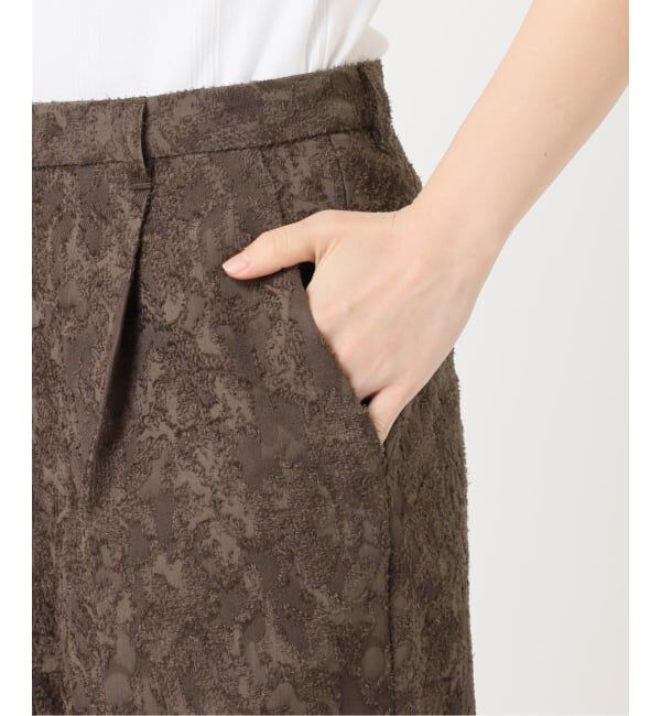 U by SPICK&SPAN「ジャガードタックパンツ」|その他|