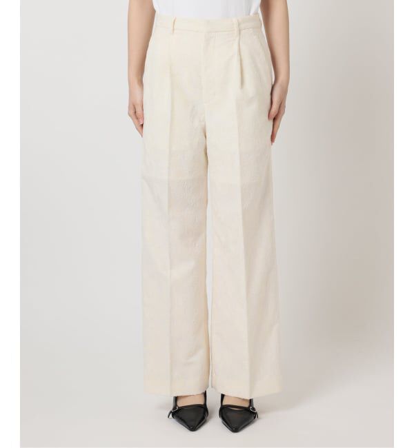 U by SPICK&SPAN「ジャガードタックパンツ」|その他|