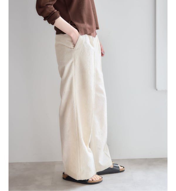 U by SPICK&SPAN「ジャガードタックパンツ」|その他|
