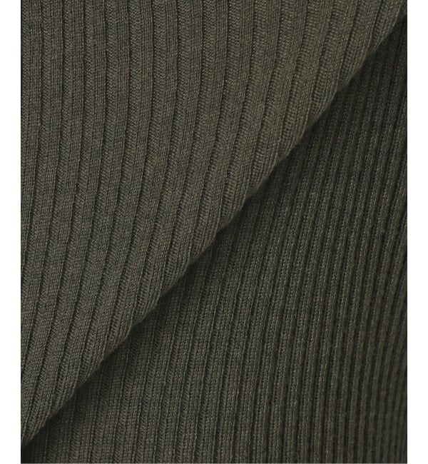 Spick and Span「《新色有り / 追加予約》ウォッシャブル クルーネックリブニット」|ニット・セーター|